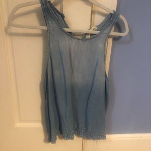 Denim top